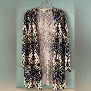 Chico’s peacock sweater size S